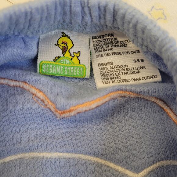 Lot of Vintage Baby Clothes 3-6M McBaby Sesame Street Gerber Blue Unisex - Picture 5 of 10